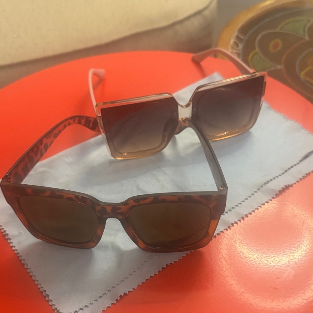 Chic Gradient Brown Sunglasses - image 8